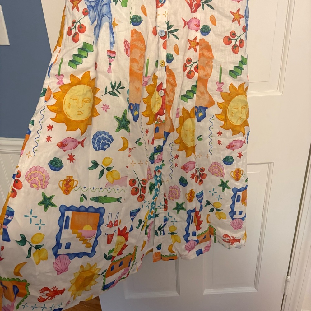 Reverie Darcy Dress in La Dolce Vita Print - Picture 8 of 9